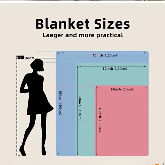 New soft multicolor cute mushroom print large blanket 60”x80” - Picture 5 of 8